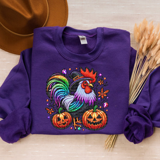 Halloween Rooster DTF