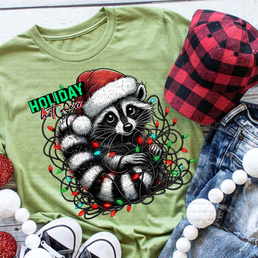 Holiday Hot Mess - green - DTF