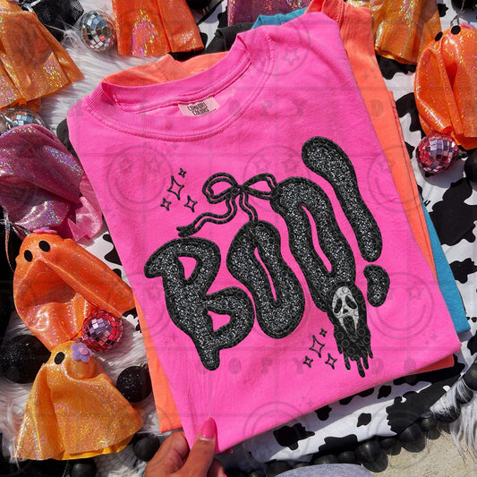 Faux Glitter Boo DTF