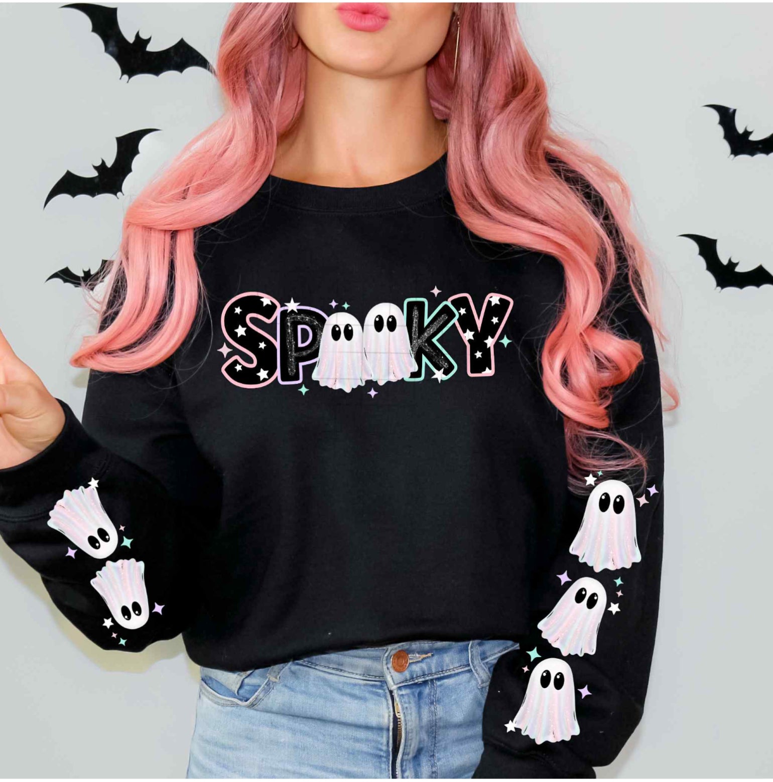 Pastel Spooky Ghosts DTF