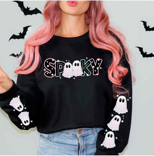 Pastel Spooky Ghosts DTF