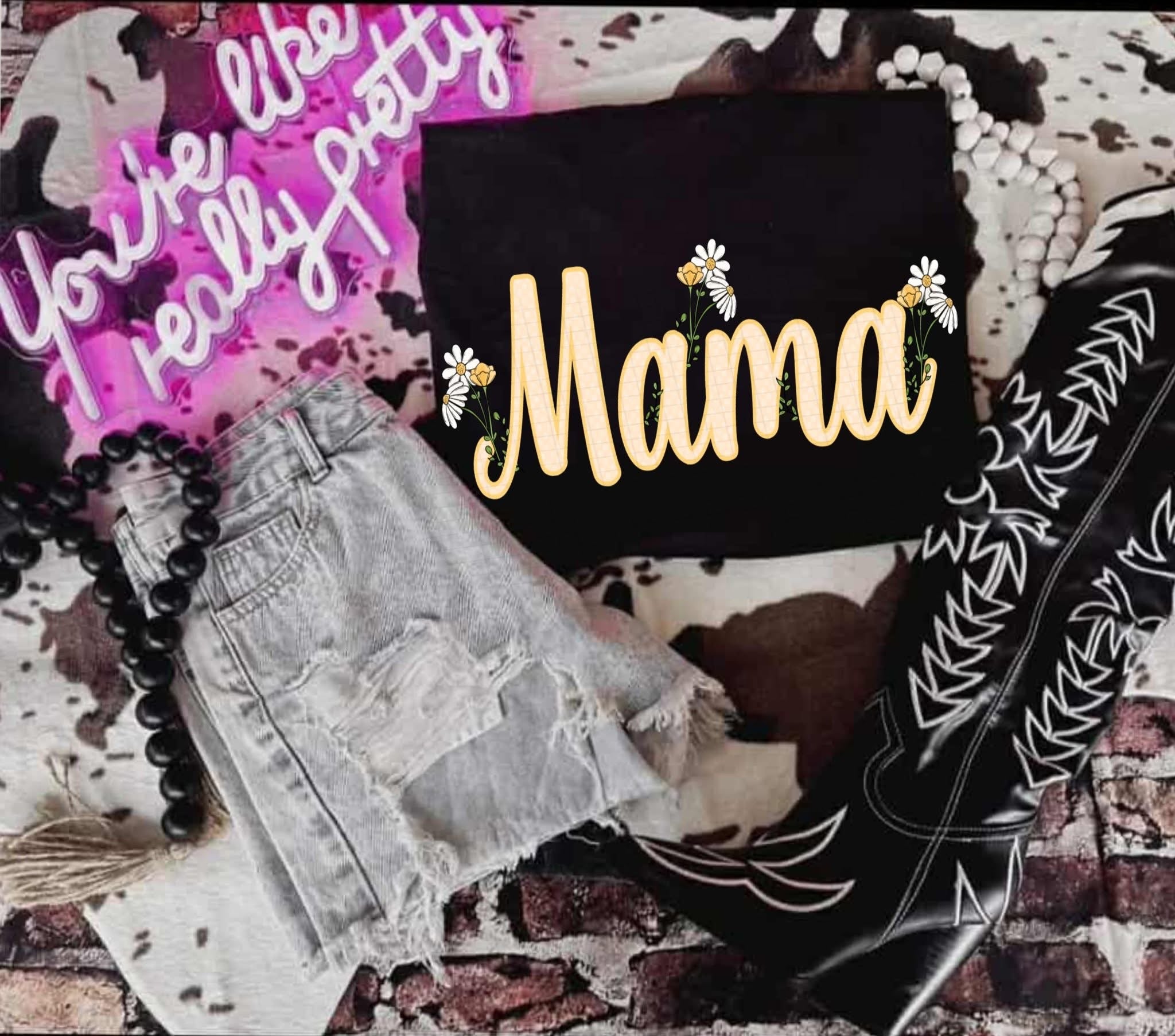 Mama Daisies DTF