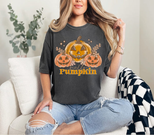 Hello Pumpkin Jack O Lantern DTF