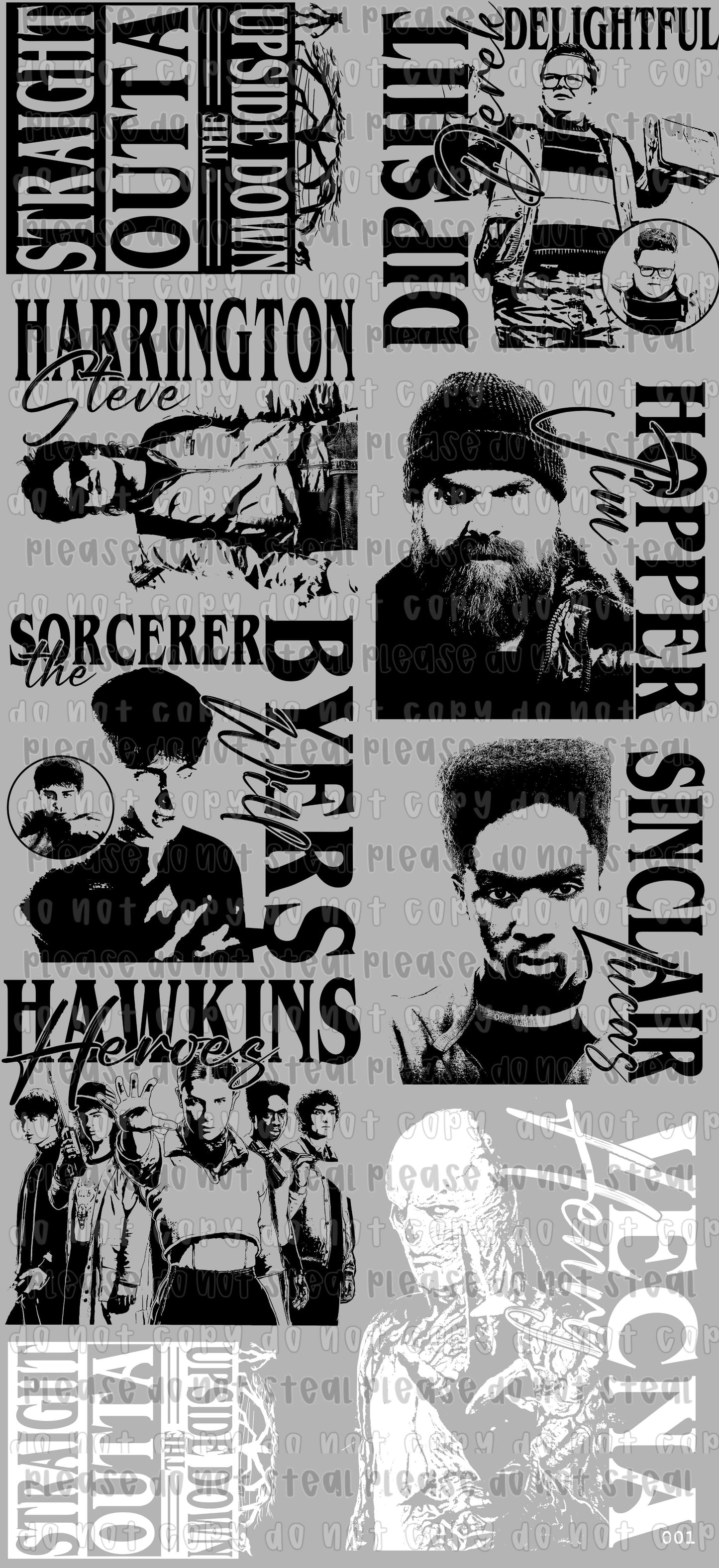 Stranger Things Premade 22X48