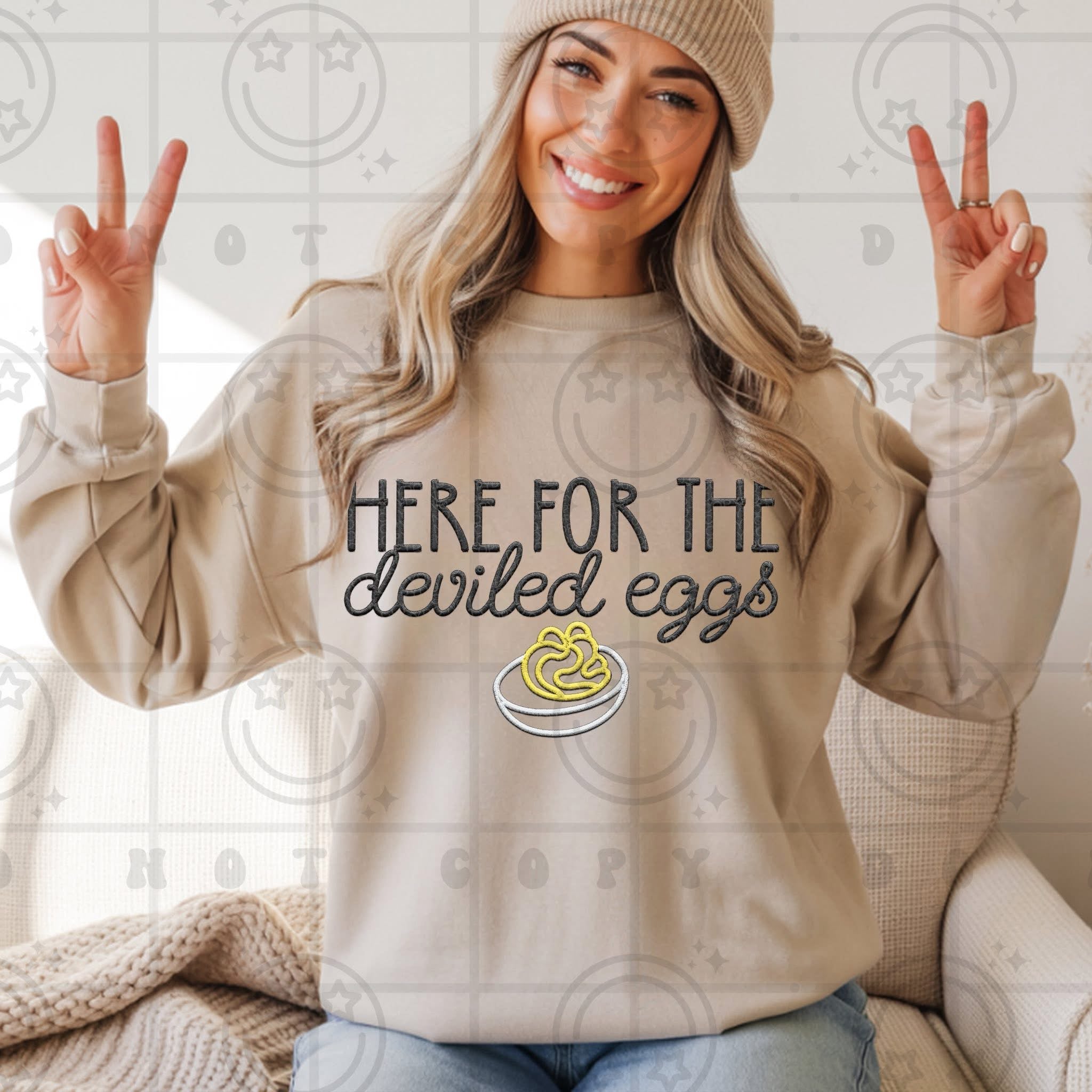 Here For The Deviled Eggs DTF