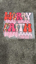 Worry end when Faith begins