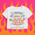 Not Friendly, Do Not Touch DTF