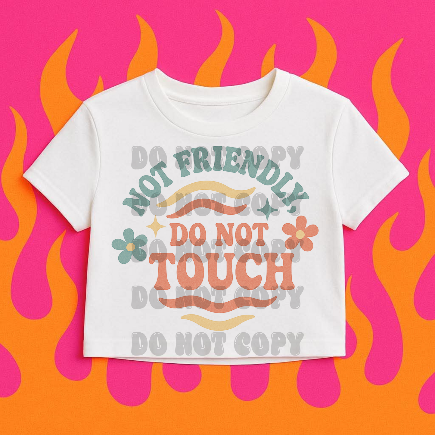 Not Friendly, Do Not Touch DTF