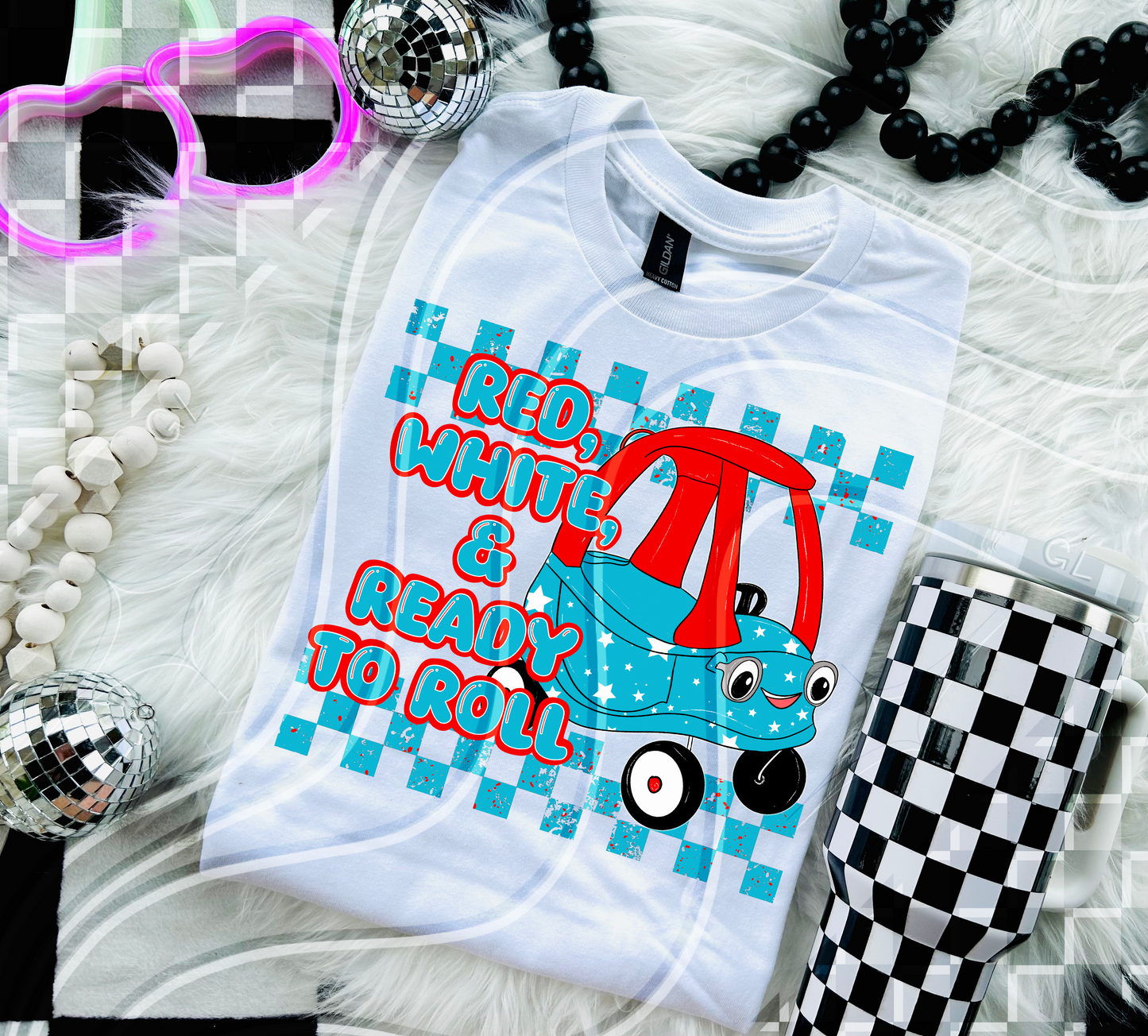 Red White & Ready to Roll DTF