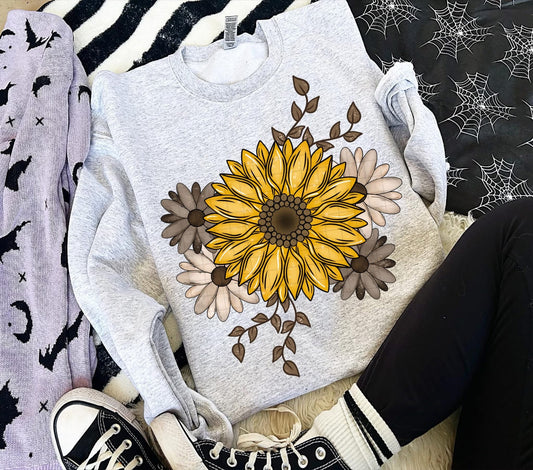 Sunflower Fall Florals DTF