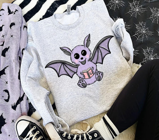 Bookish Bat DTF