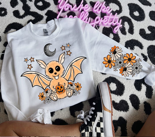 Floral Bat DTF