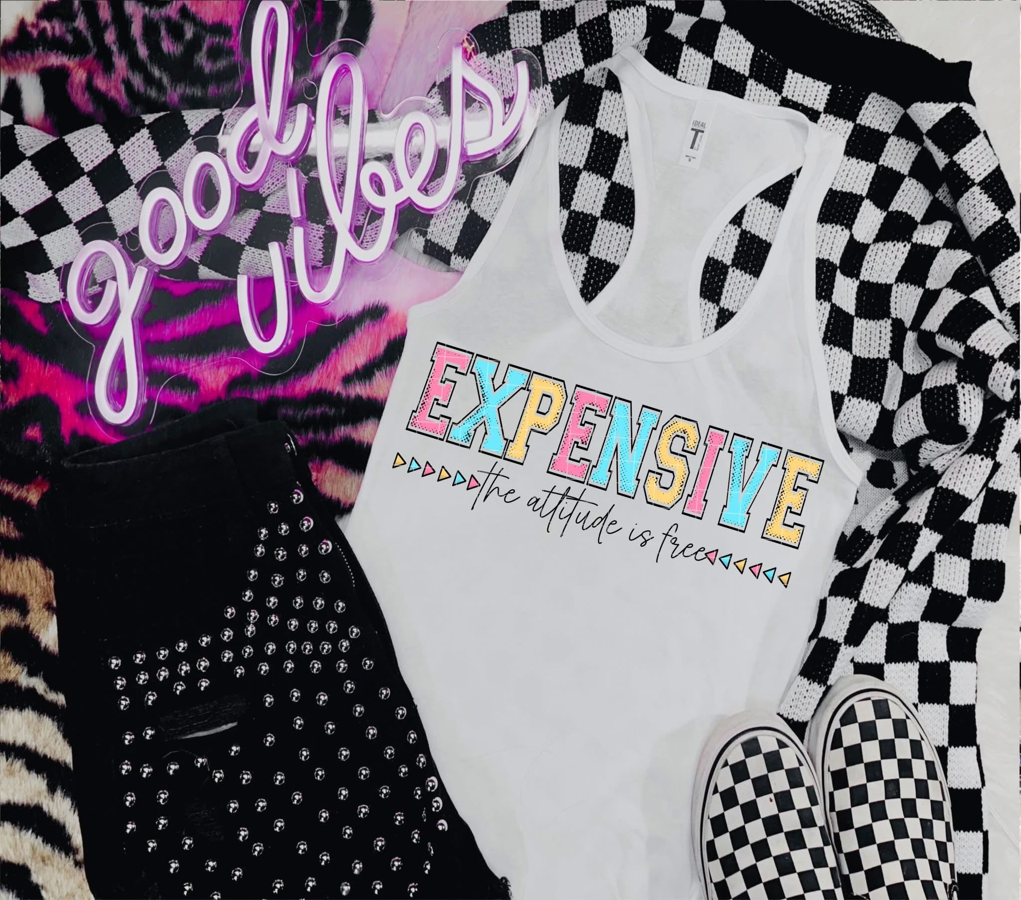 Expensive the Attitude is Free DTF