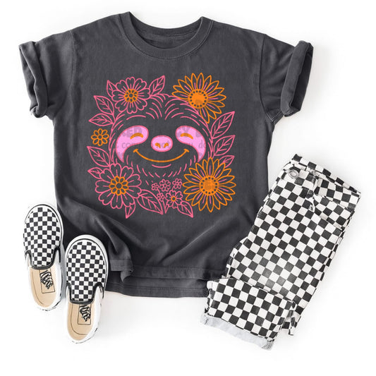 Racoon & Floral DTF