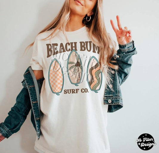 Beach bum surf co DTF