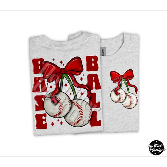 Baseball cherry DTF