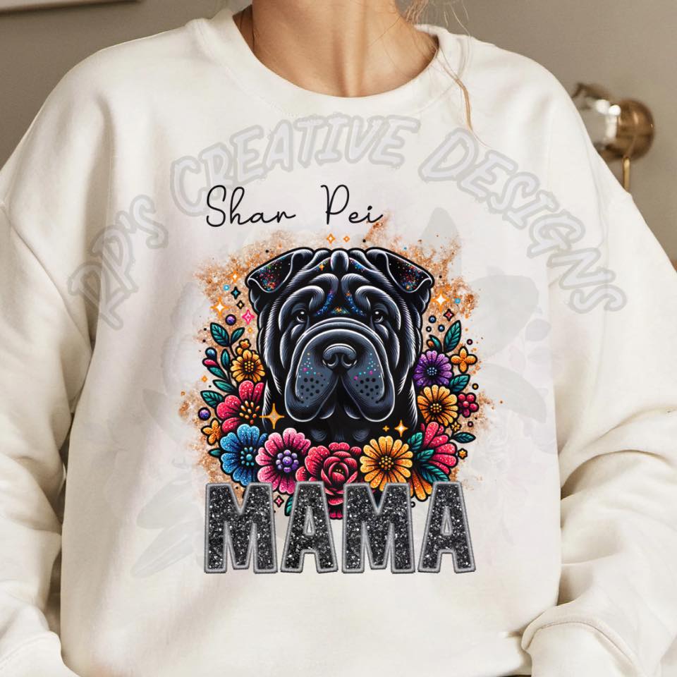 Dog Mama-Shar Pei DTF