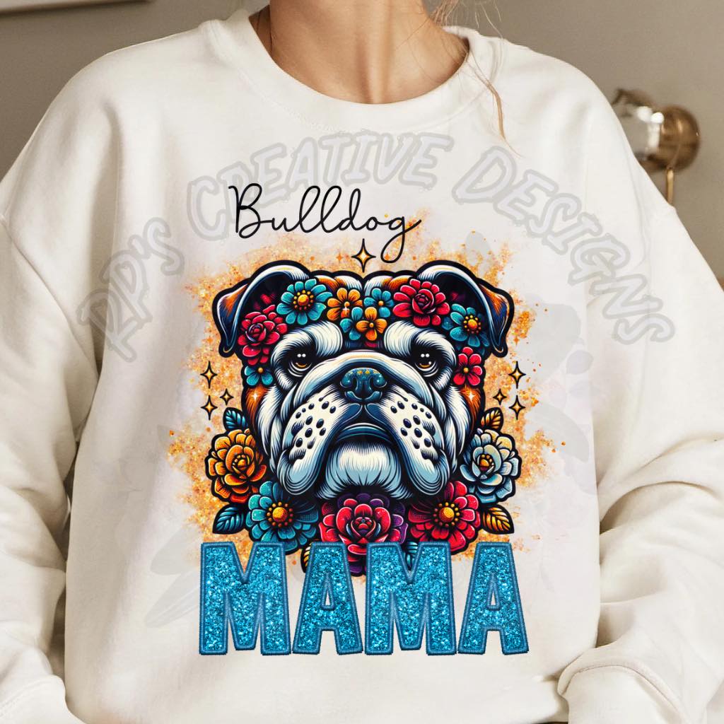 Dog Mama-Bulldog  DTF