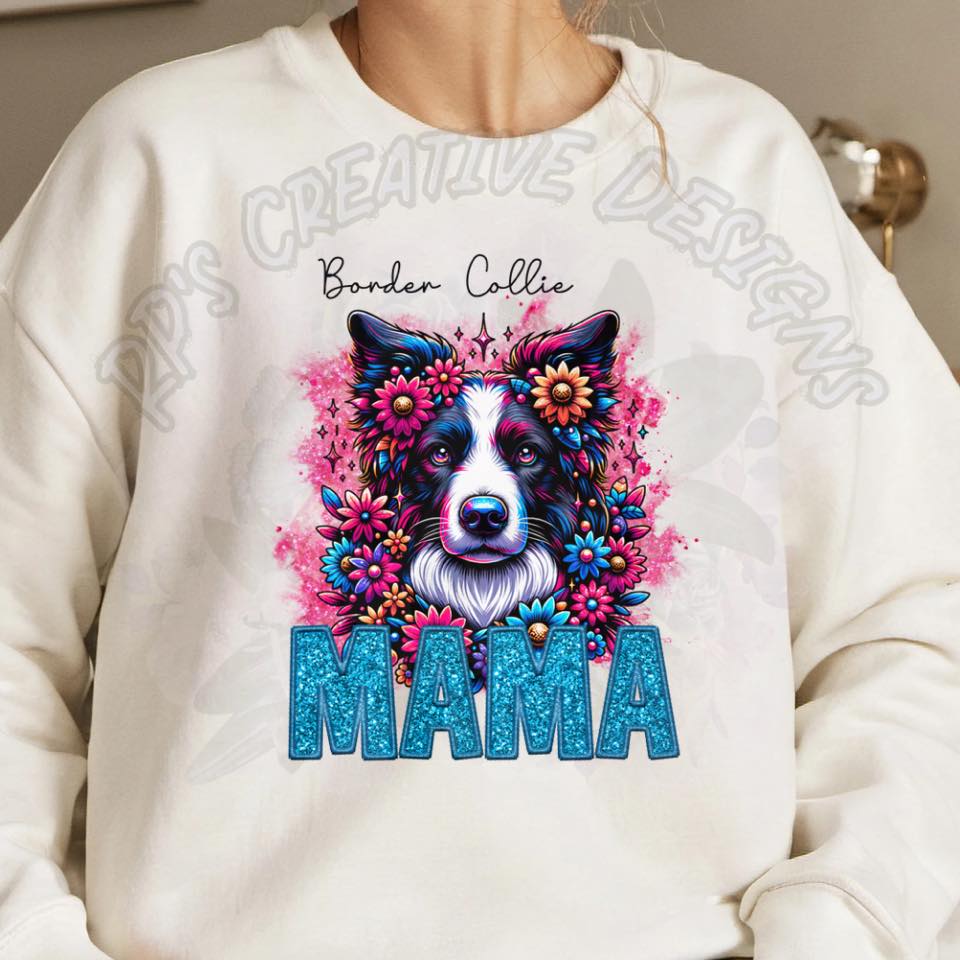 Dog Mama-Border Collie DTF