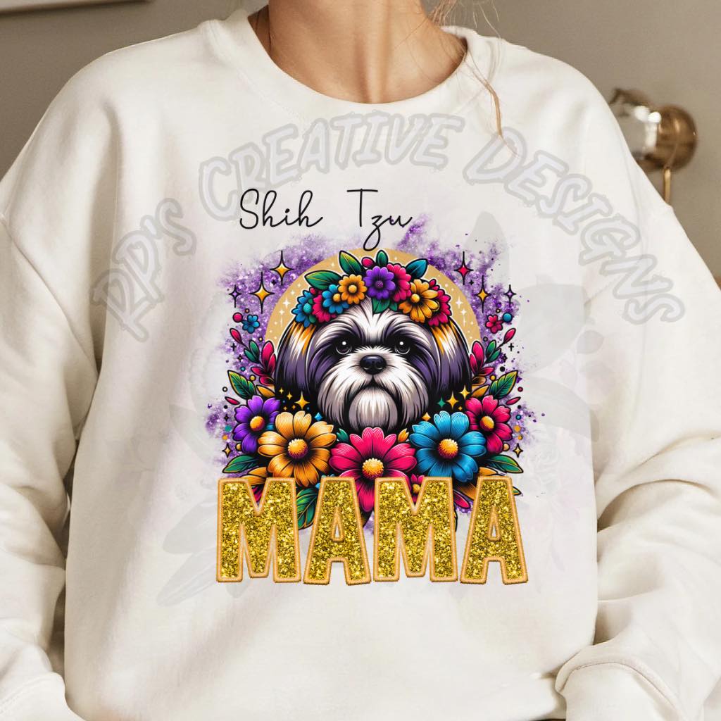 Dog Mama-Shih Tzu DTF