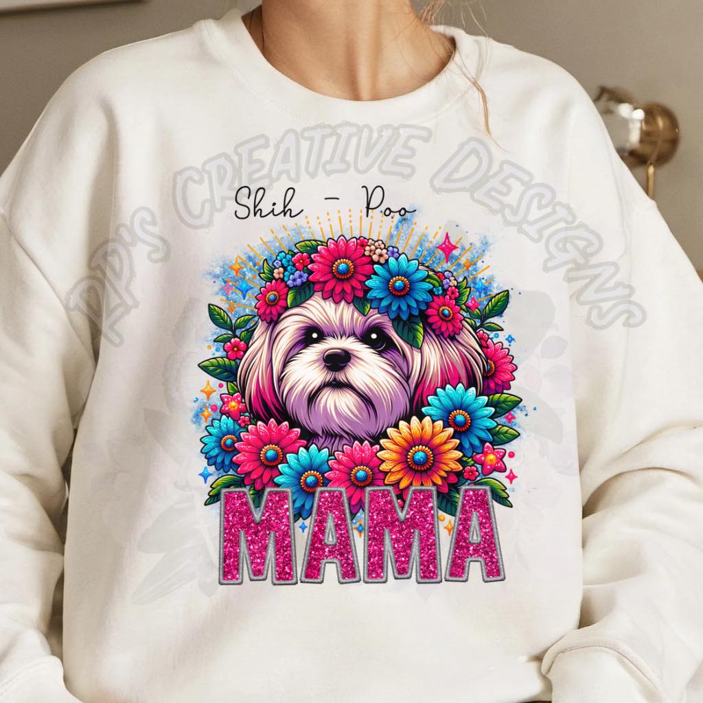 Dog Mama-Shih-Poo DTF