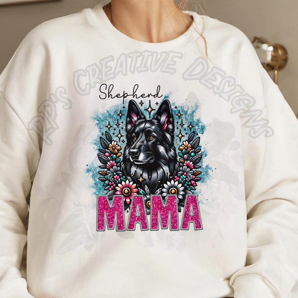 Dog Mama-Shepherd DTF