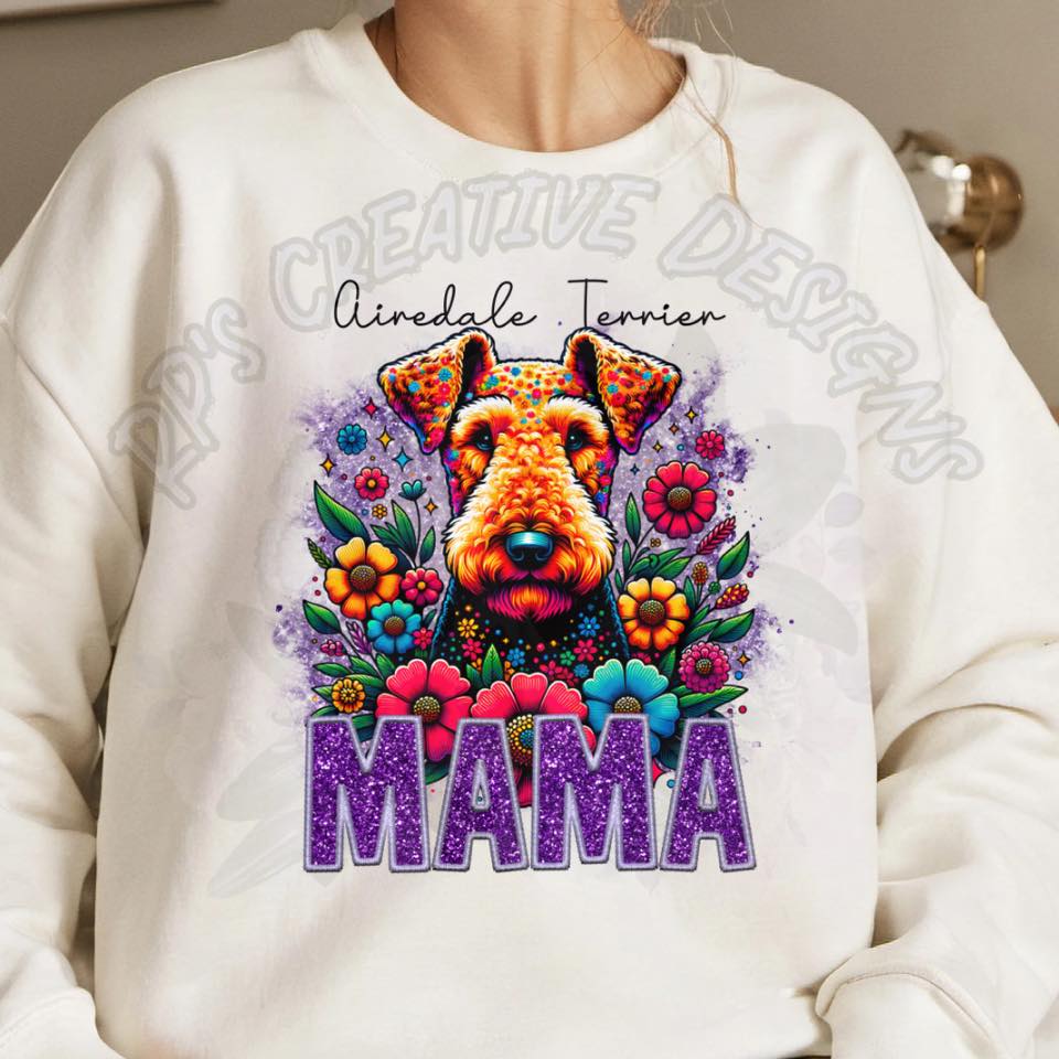 Dog Mama-Airedale Terrier  DTF