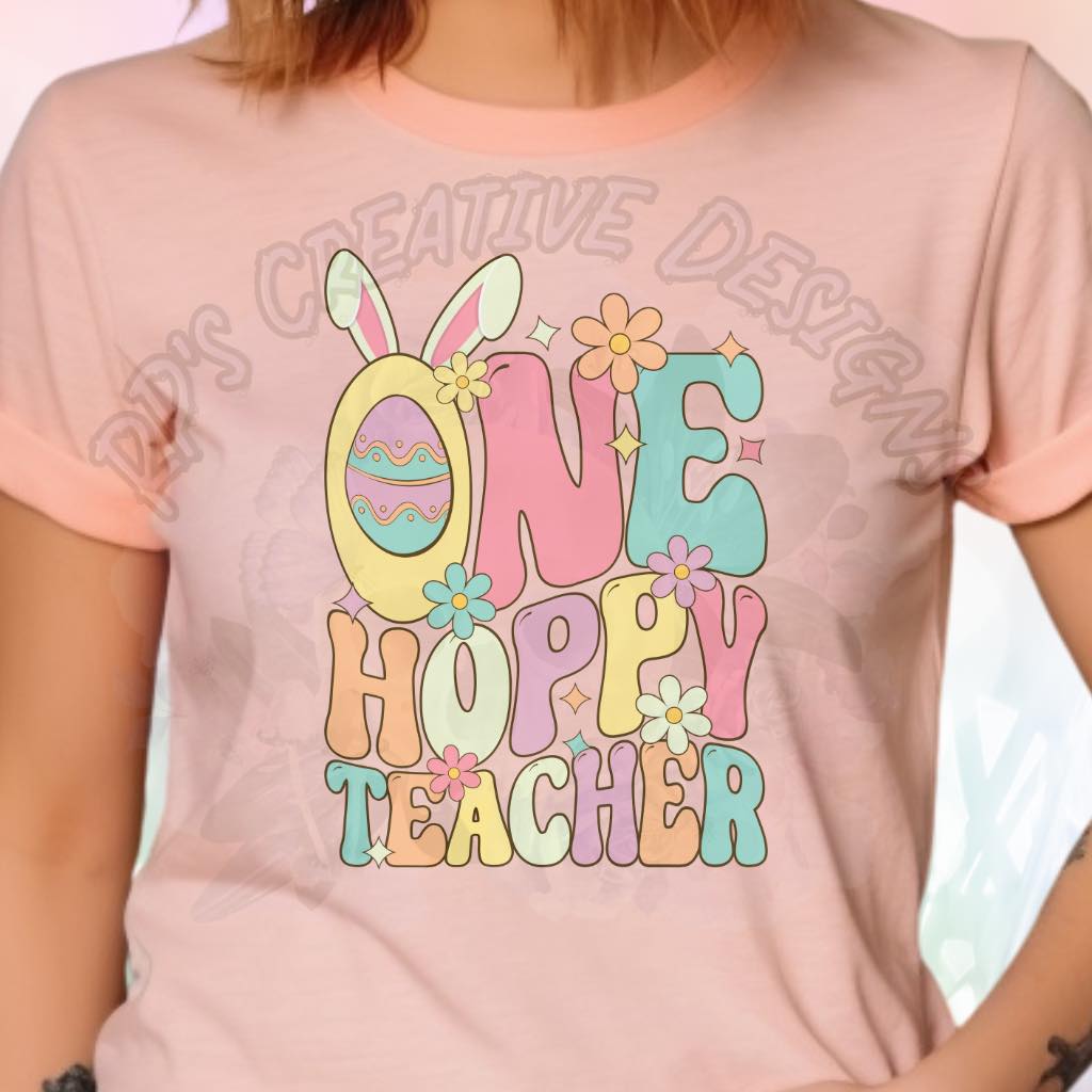 One Hoppy Teacher DTF