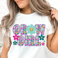 Grow Girl Daisy Alpha  DTF
