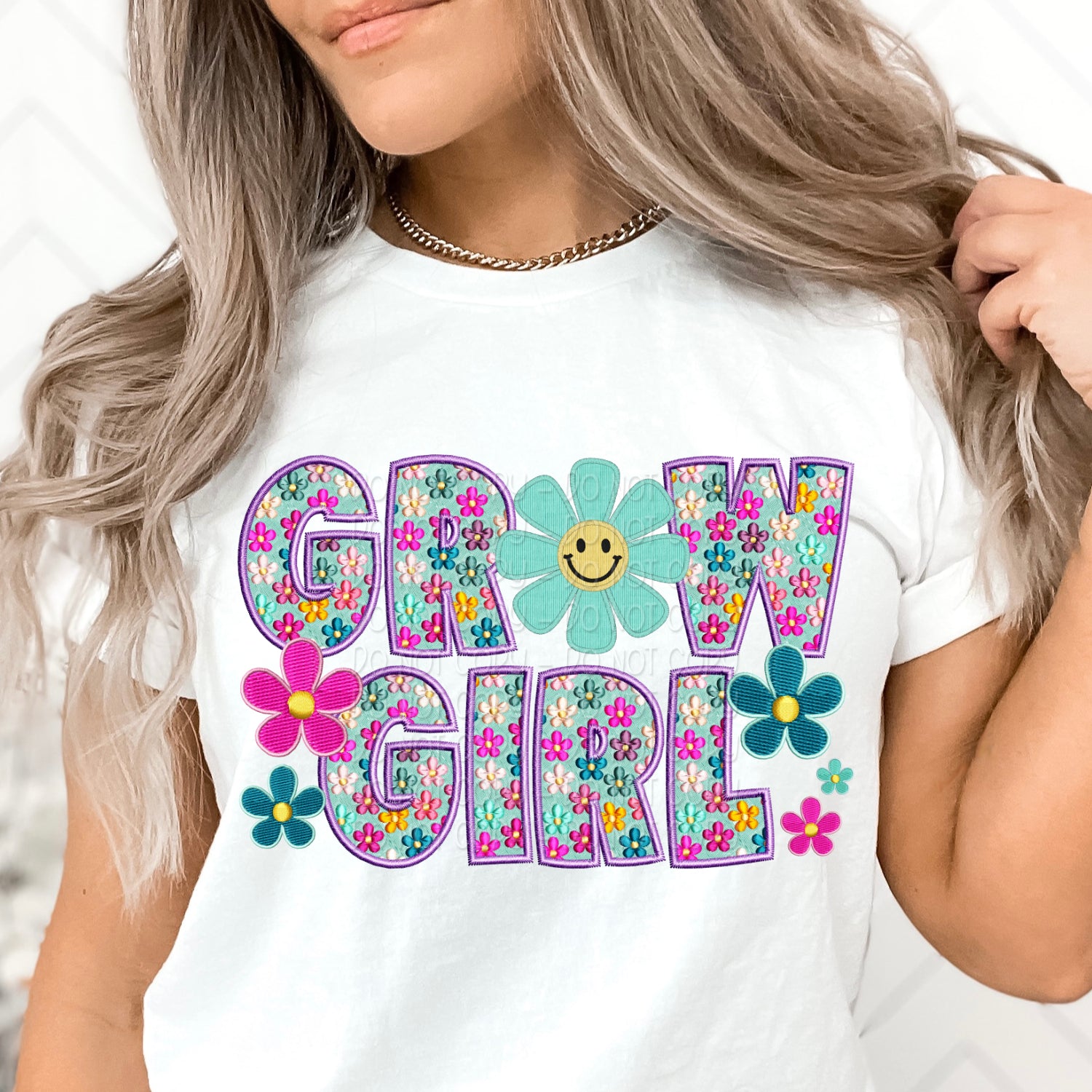 Grow Girl Daisy Alpha  DTF