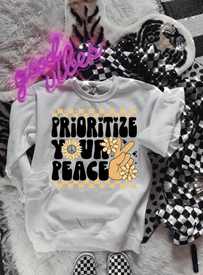 Prioritize your peace
