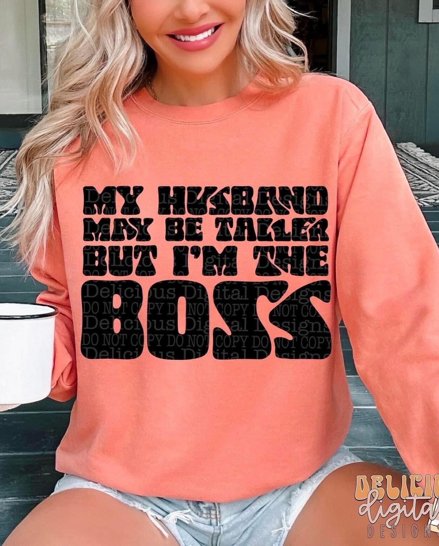 My husband may be taller but I'm the boss DTF