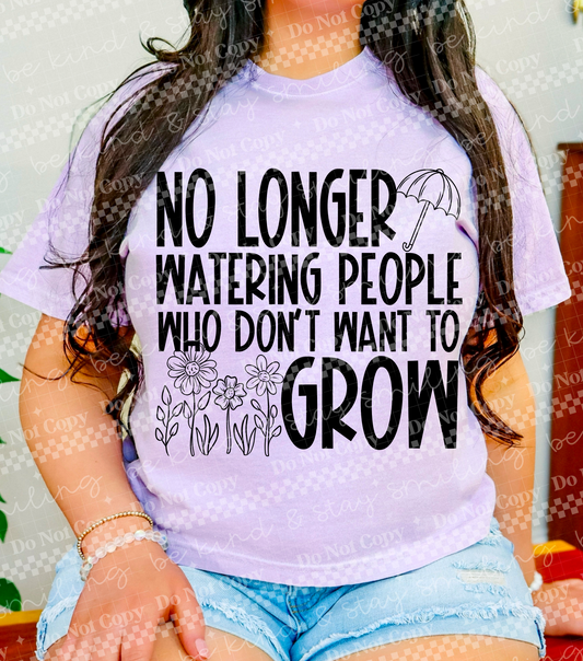 No longer watering
