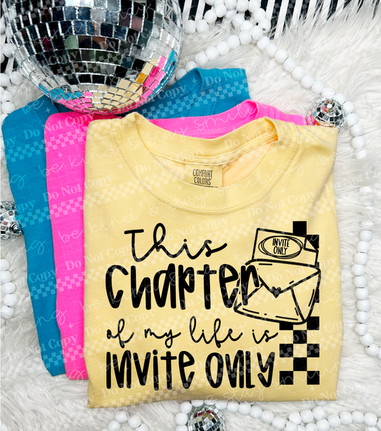 This chapter of my life