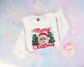 Faux Crotchet Merry Christmas Santa