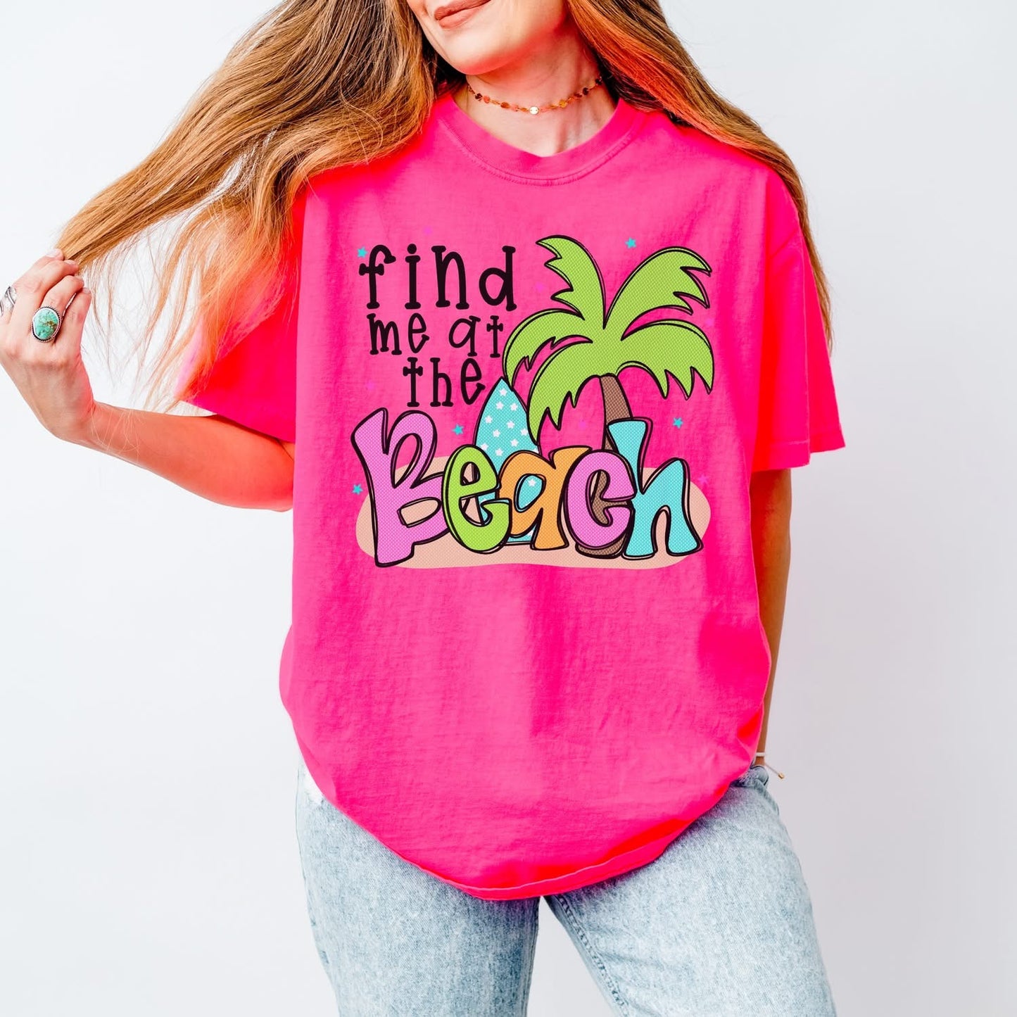 Find Me at the Beach DTF