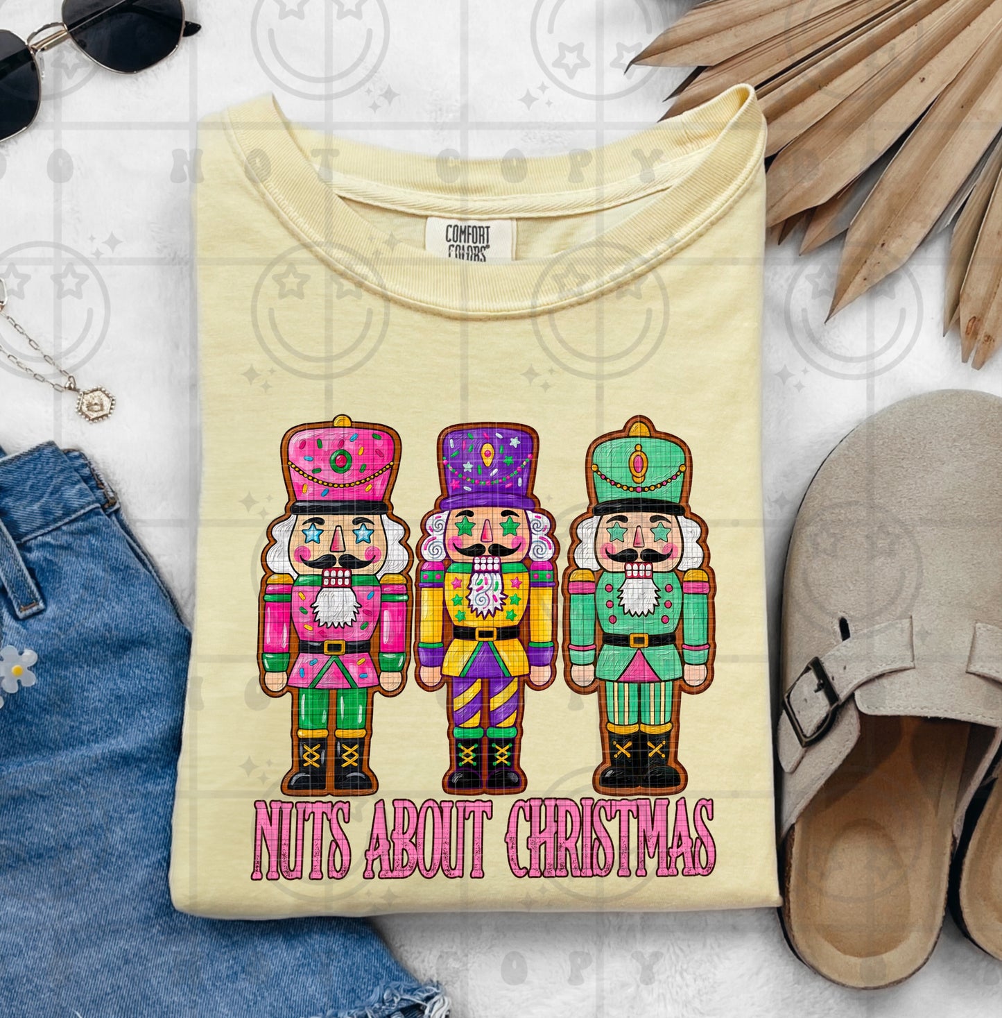 Nuts about Christmas DTF