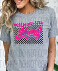 Overstimulated Mama Checkered DTF