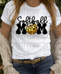 Softball Mom Cheetah Ball DTF