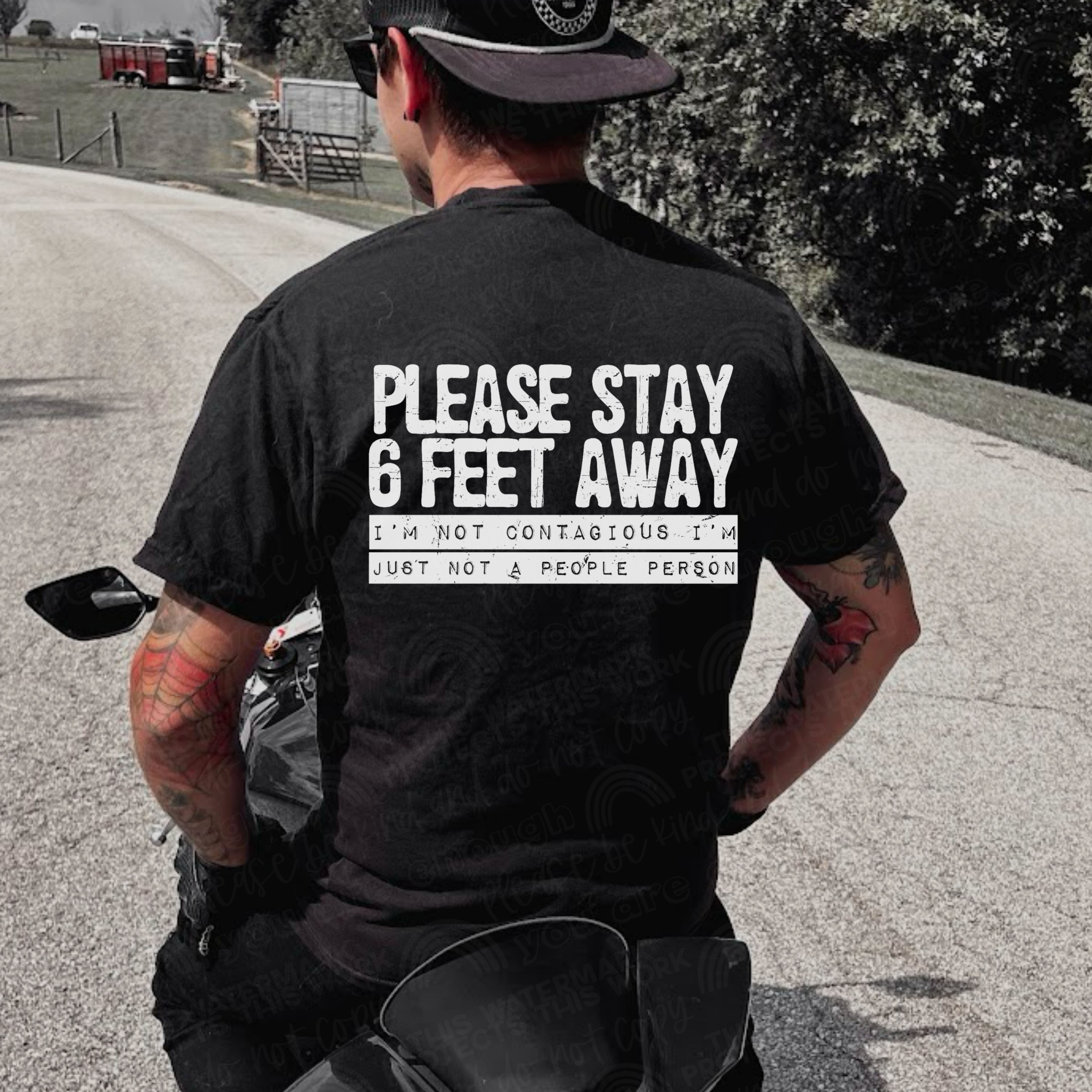 Stay 6ft away