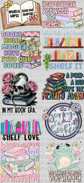 Bookish Premade Gang Sheet