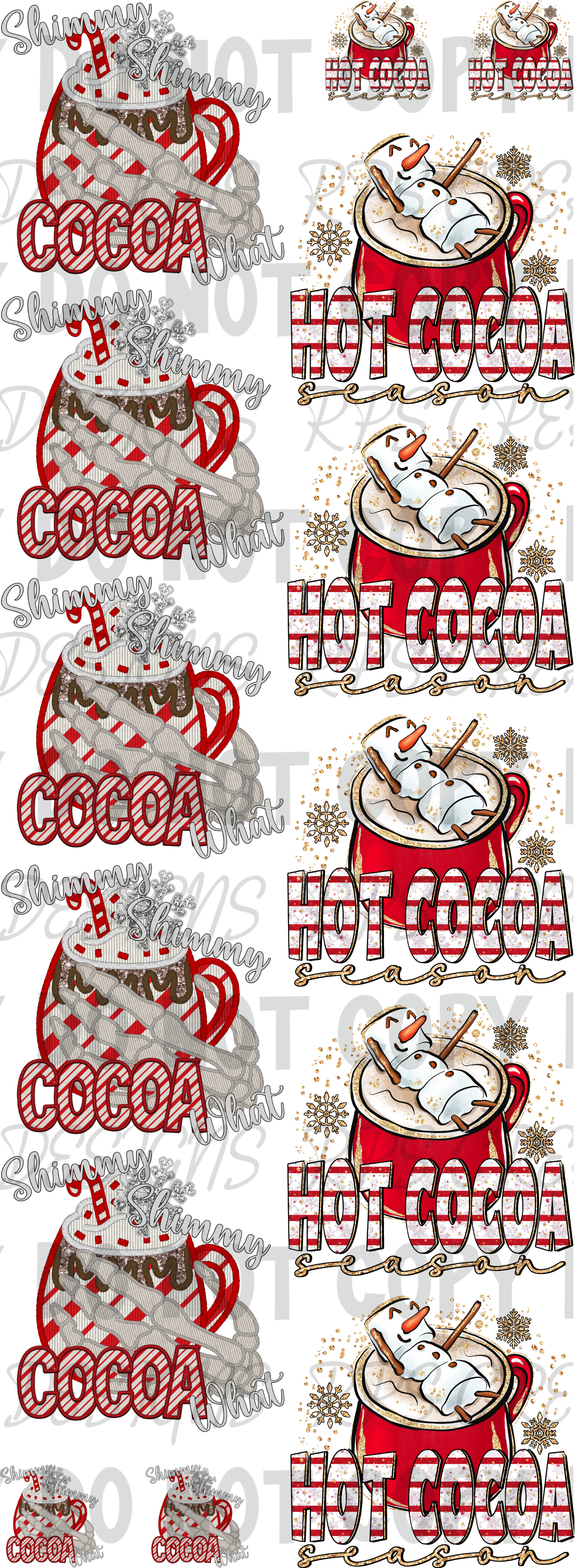 CHRISTMAS Premade Gang Sheets 10-13-24