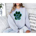 Dog Mom Blue and Green Patch look DTF