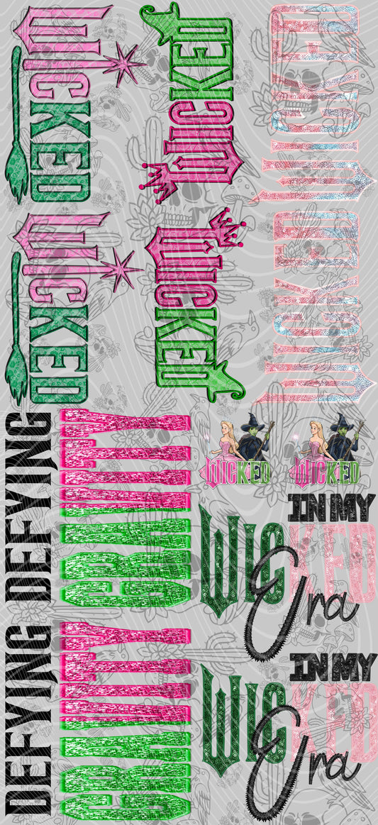 Wicked 22X48 gang sheet
