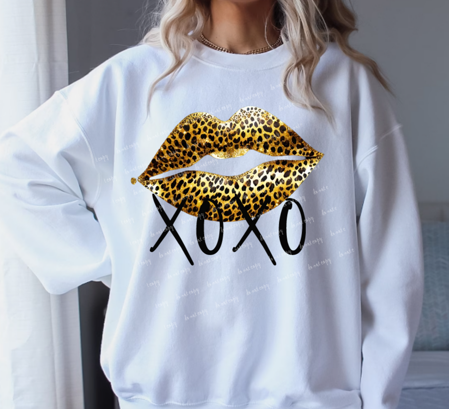 Cheetah Lips XOXO DTF