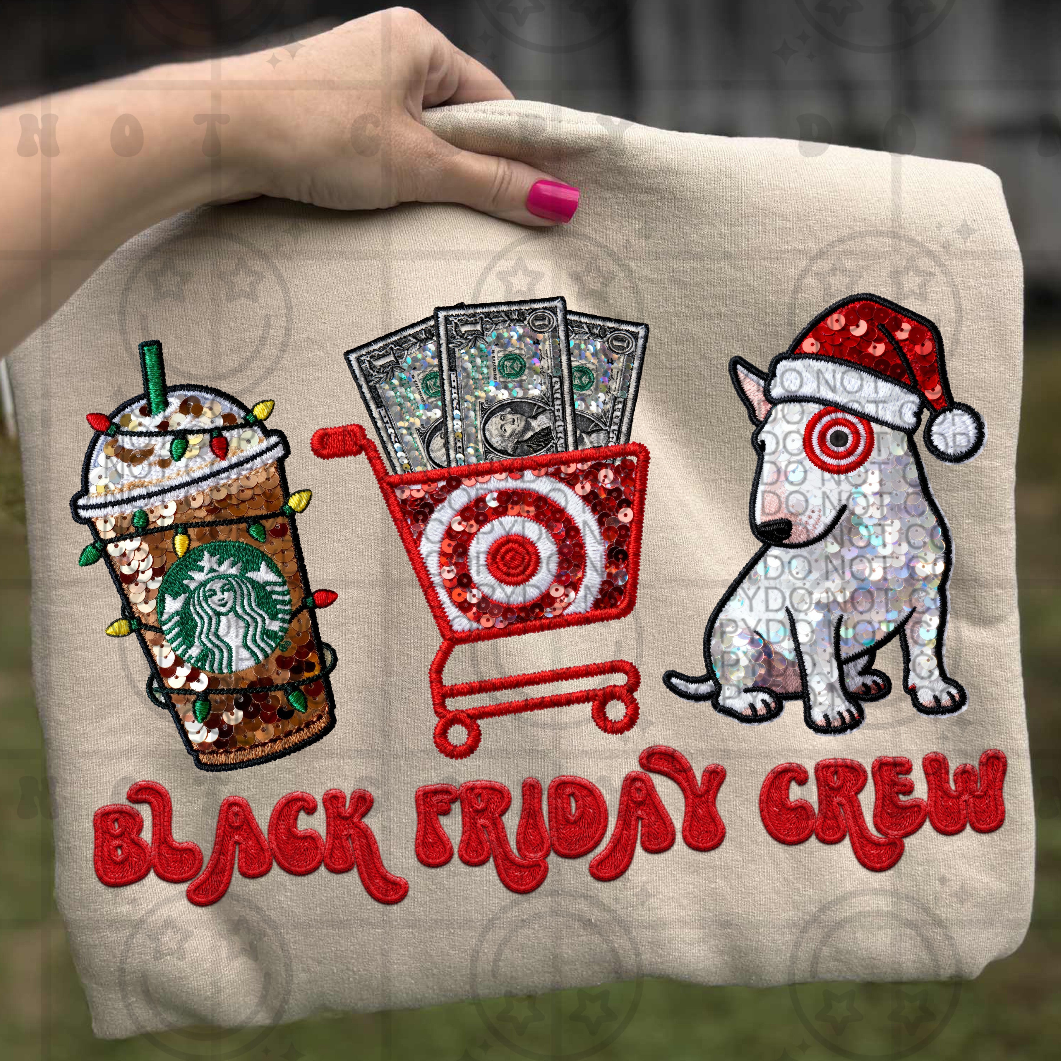 Black Friday Crew Target DTF