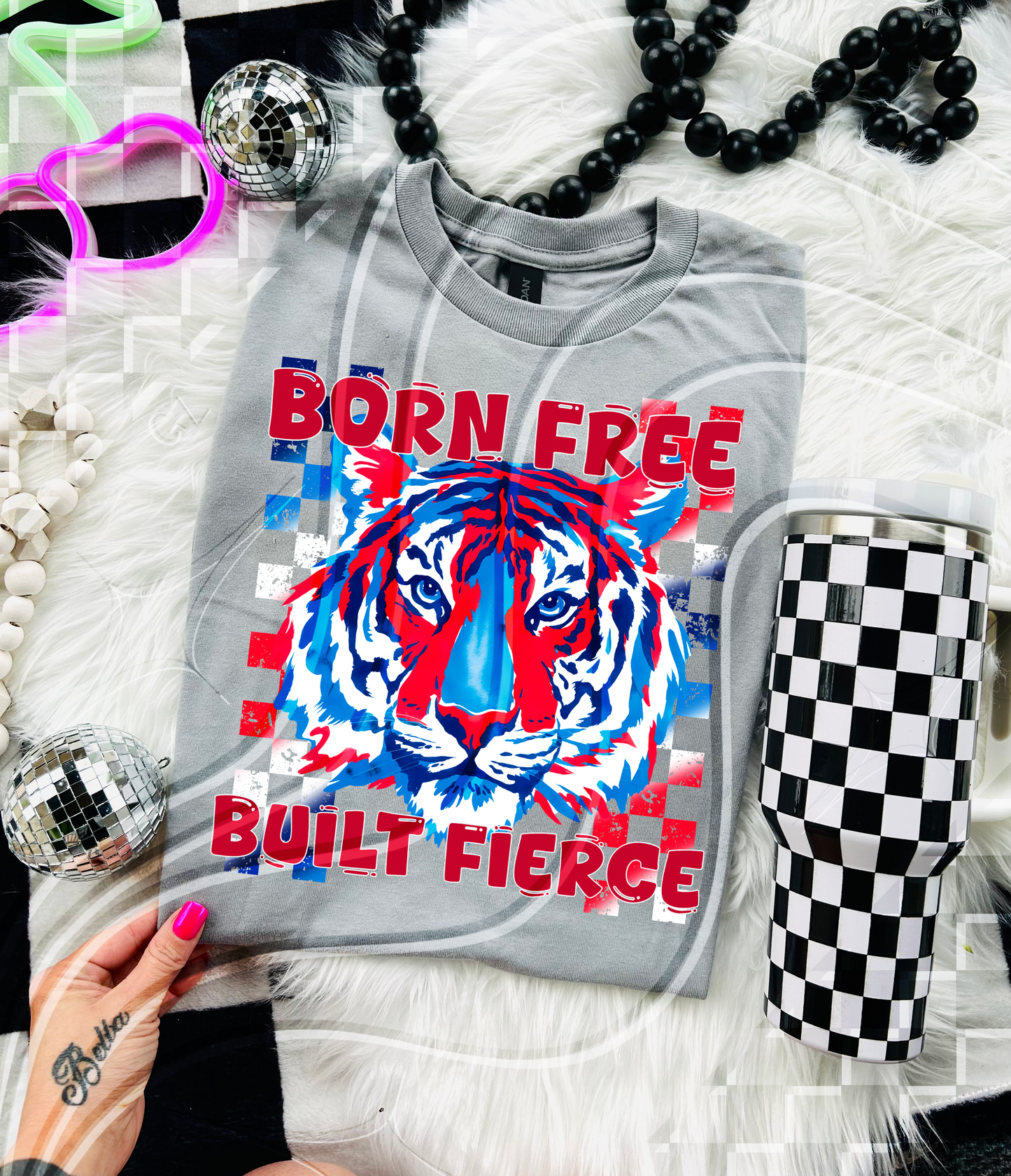 Born Free Built Fierce DTF