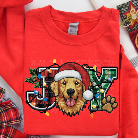 Golden Retriever Joy DTF