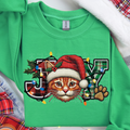 Orange Cat Joy DTF