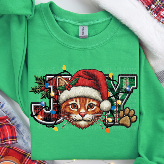 Orange Cat Joy DTF